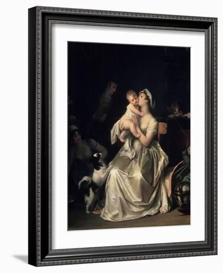 Motherhood, 1800S-Marguerite Gerard-Framed Giclee Print