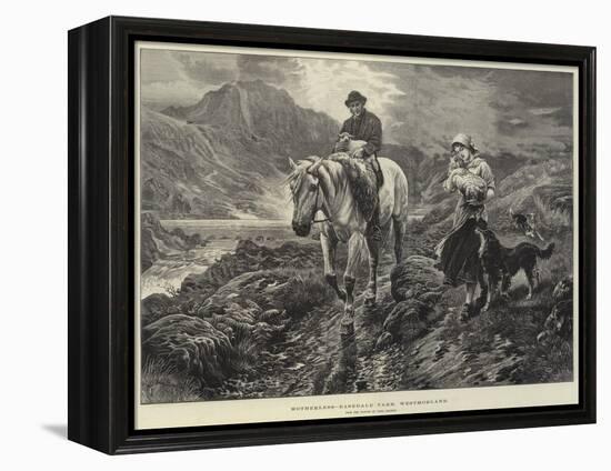 Motherless, Easedale Tarn, Westmorland-Basil Bradley-Framed Premier Image Canvas