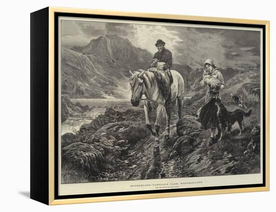 Motherless, Easedale Tarn, Westmorland-Basil Bradley-Framed Premier Image Canvas