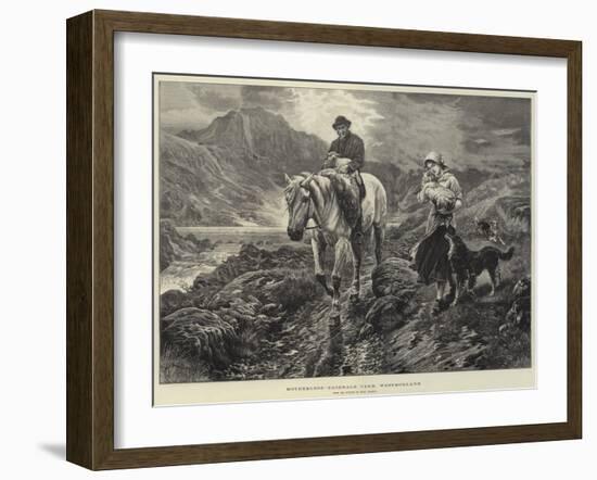 Motherless, Easedale Tarn, Westmorland-Basil Bradley-Framed Giclee Print