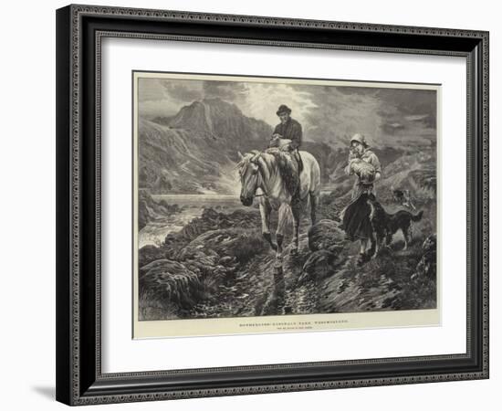 Motherless, Easedale Tarn, Westmorland-Basil Bradley-Framed Giclee Print