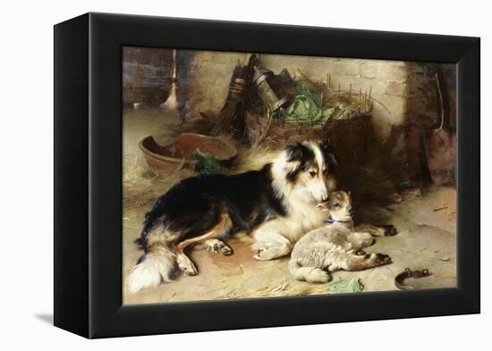 Motherless: the Shepherd's Pet, 1897-Walter Hunt-Framed Premier Image Canvas