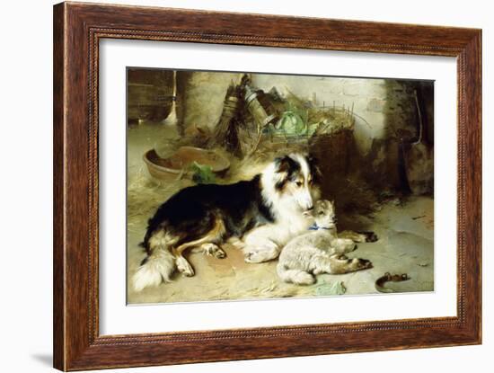 Motherless-The Shepherd's Pet, 1897-Walter Hunt-Framed Giclee Print