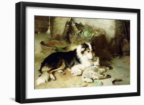 Motherless-The Shepherd's Pet, 1897-Walter Hunt-Framed Giclee Print