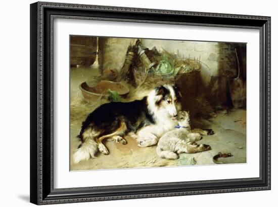 Motherless-The Shepherd's Pet, 1897-Walter Hunt-Framed Giclee Print