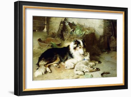 Motherless-The Shepherd's Pet, 1897-Walter Hunt-Framed Giclee Print