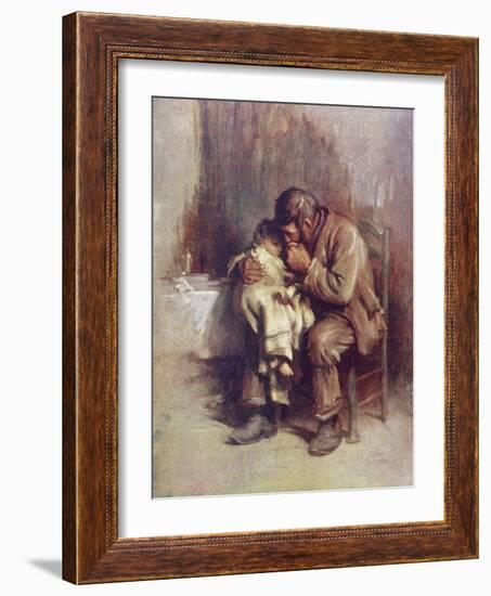 Motherless-Sir Samuel Luke Fildes-Framed Giclee Print