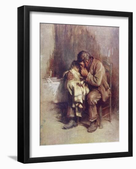 Motherless-Sir Samuel Luke Fildes-Framed Giclee Print