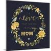 Mothers Day Wreath-Yachal Design-Mounted Giclee Print