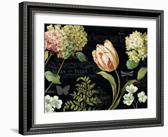 Mothers Treasures III Dark-Lisa Audit-Framed Art Print