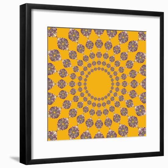 Moths Pachanga, Purple Moth-Belen Mena-Framed Giclee Print