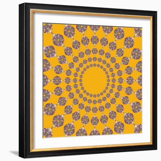 Moths Pachanga, Purple Moth-Belen Mena-Framed Giclee Print