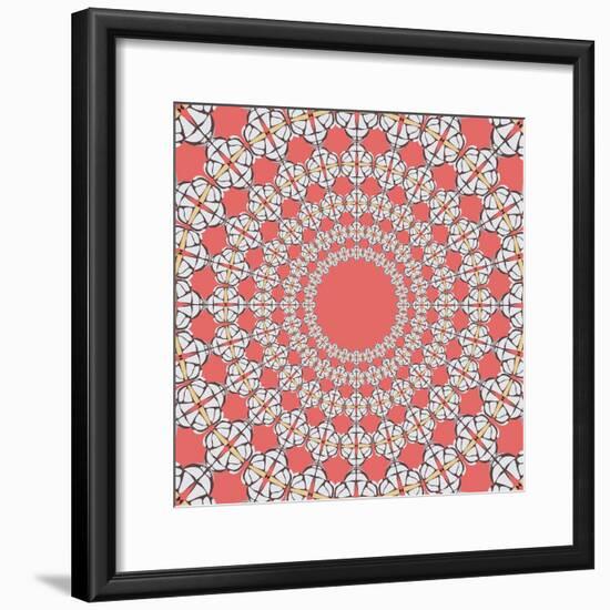 Moths Pachanga, White Moth-Belen Mena-Framed Giclee Print