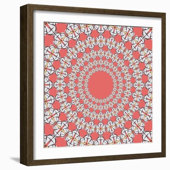 Moths Pachanga, White Moth-Belen Mena-Framed Giclee Print