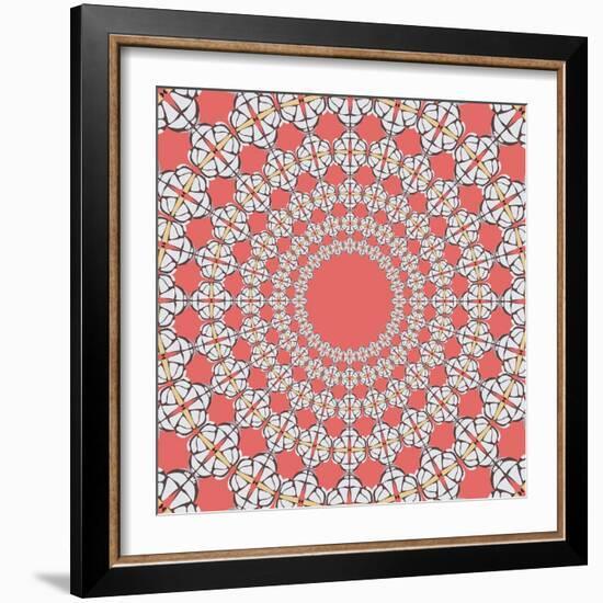 Moths Pachanga, White Moth-Belen Mena-Framed Giclee Print