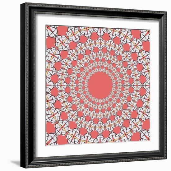 Moths Pachanga, White Moth-Belen Mena-Framed Giclee Print