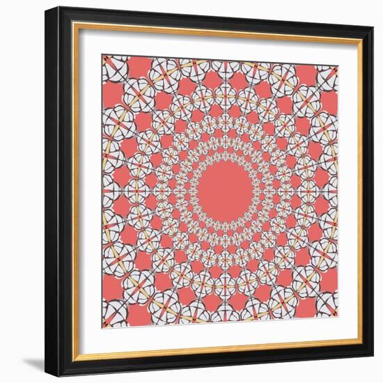 Moths Pachanga, White Moth-Belen Mena-Framed Giclee Print