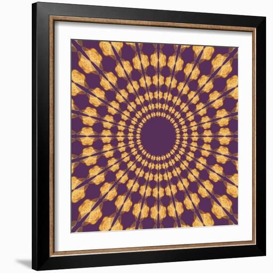 Moths Pachanga, Yellow Moth-Belen Mena-Framed Giclee Print