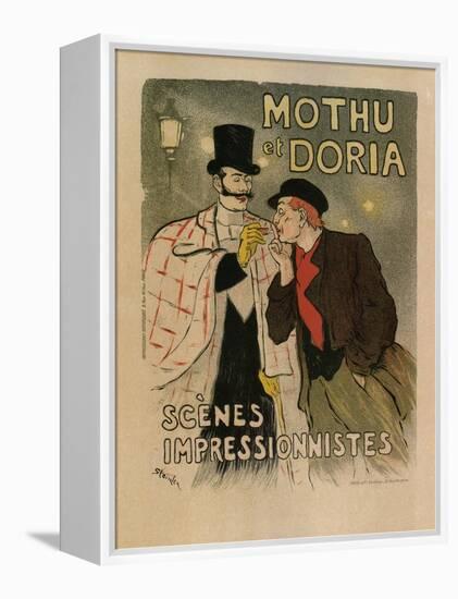 Mothu and Doria. (Scènes Impressioniste), 1893-Théophile Alexandre Steinlen-Framed Premier Image Canvas