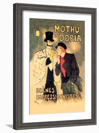 Mothu et Doria: Scenes Impressionnistes-Th?ophile Alexandre Steinlen-Framed Art Print