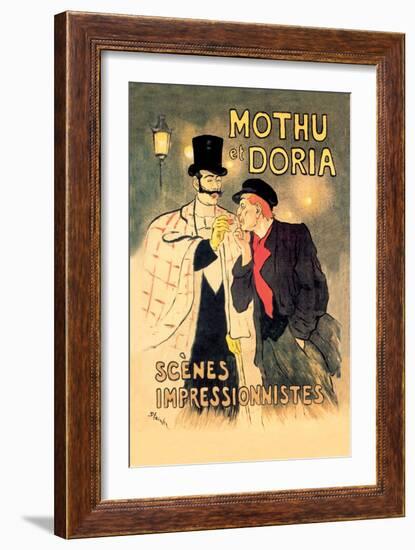 Mothu et Doria: Scenes Impressionnistes-Th?ophile Alexandre Steinlen-Framed Art Print