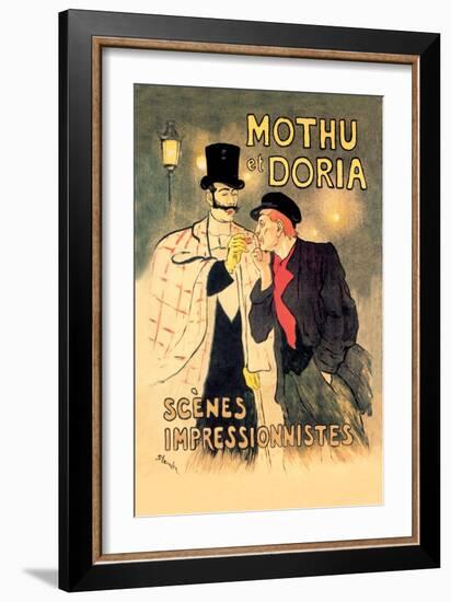 Mothu et Doria: Scenes Impressionnistes-Th?ophile Alexandre Steinlen-Framed Art Print