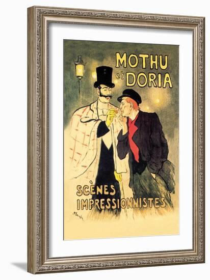 Mothu et Doria: Scenes Impressionnistes-Théophile Alexandre Steinlen-Framed Art Print