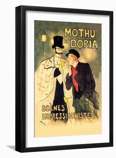 Mothu et Doria: Scenes Impressionnistes-Théophile Alexandre Steinlen-Framed Art Print