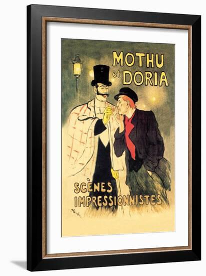 Mothu et Doria: Scenes Impressionnistes-Théophile Alexandre Steinlen-Framed Art Print