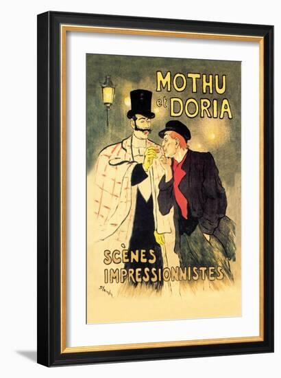 Mothu et Doria: Scenes Impressionnistes-Théophile Alexandre Steinlen-Framed Art Print