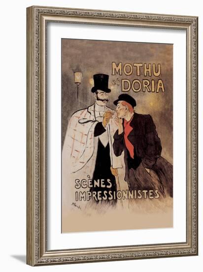 Mothu et Doria-Th?ophile Alexandre Steinlen-Framed Art Print