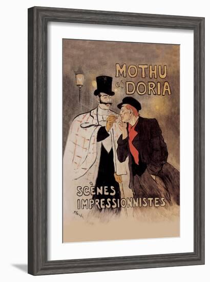 Mothu et Doria-Th?ophile Alexandre Steinlen-Framed Art Print