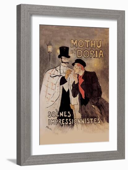 Mothu et Doria-Th?ophile Alexandre Steinlen-Framed Art Print