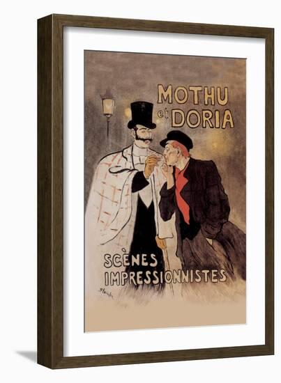 Mothu et Doria-Th?ophile Alexandre Steinlen-Framed Art Print