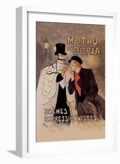 Mothu et Doria-Th?ophile Alexandre Steinlen-Framed Art Print