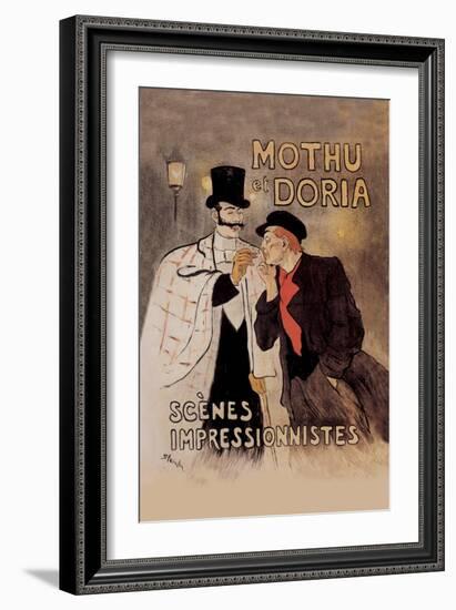 Mothu et Doria-Th?ophile Alexandre Steinlen-Framed Art Print