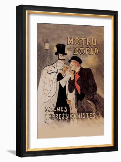 Mothu et Doria-Th?ophile Alexandre Steinlen-Framed Art Print