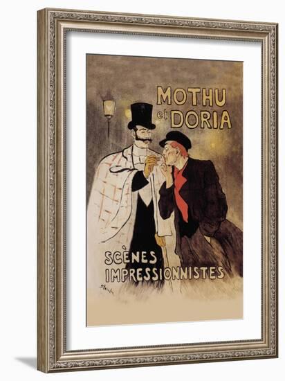 Mothu et Doria-Théophile Alexandre Steinlen-Framed Art Print
