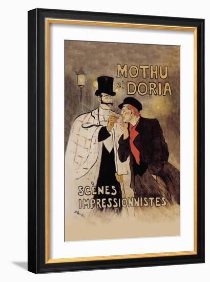 Mothu et Doria-Théophile Alexandre Steinlen-Framed Art Print