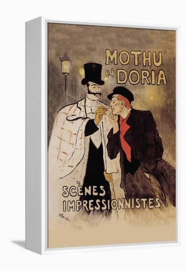 Mothu et Doria-Théophile Alexandre Steinlen-Framed Stretched Canvas