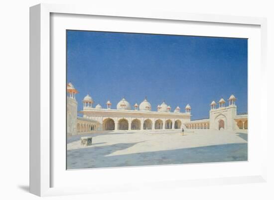 Moti Masjid, Agra, 1874-76-Vasili Vasilievich Vereshchagin-Framed Giclee Print