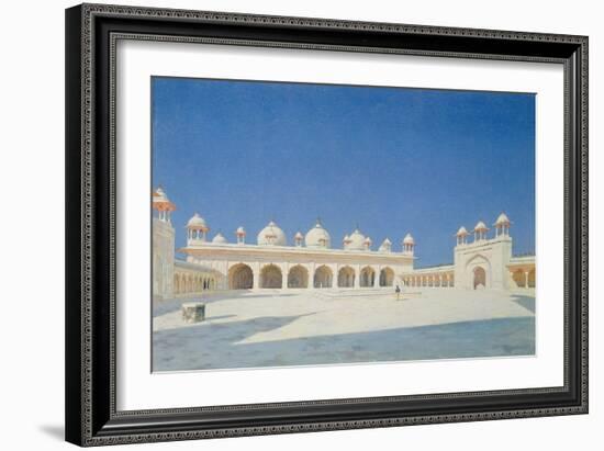 Moti Masjid, Agra, 1874-76-Vasili Vasilievich Vereshchagin-Framed Giclee Print