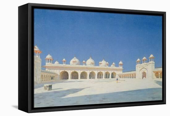 Moti Masjid, Agra, 1874-76-Vasili Vasilievich Vereshchagin-Framed Premier Image Canvas