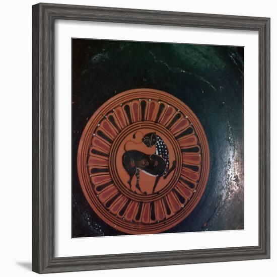 Motif from Corinthian-style dish, 6th century BC. Artist: Unknown-Unknown-Framed Giclee Print