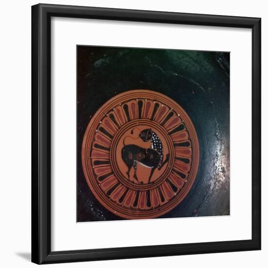 Motif from Corinthian-style dish, 6th century BC. Artist: Unknown-Unknown-Framed Giclee Print