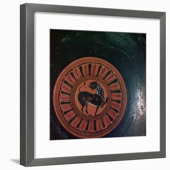 Motif from Corinthian-style dish, 6th century BC. Artist: Unknown-Unknown-Framed Giclee Print