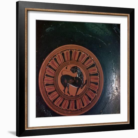 Motif from Corinthian-style dish, 6th century BC. Artist: Unknown-Unknown-Framed Giclee Print