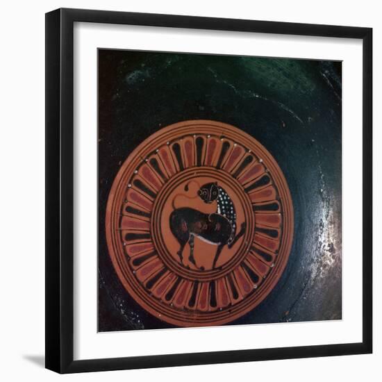 Motif from Corinthian-style dish, 6th century BC. Artist: Unknown-Unknown-Framed Giclee Print