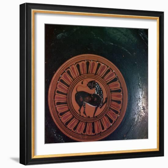 Motif from Corinthian-style dish, 6th century BC. Artist: Unknown-Unknown-Framed Giclee Print