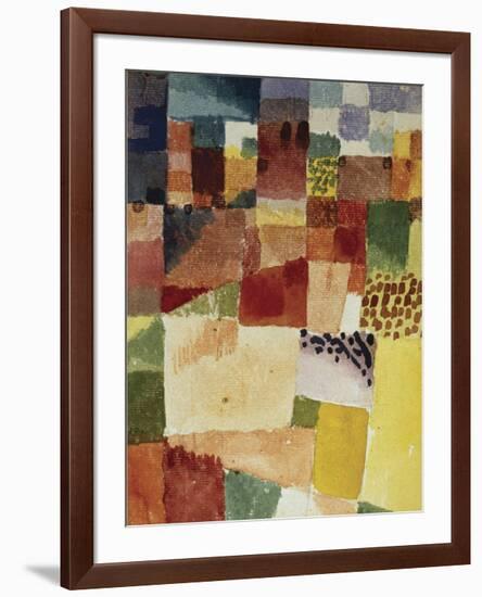 Motif from Hammamet, 1914 (No 48)-Paul Klee-Framed Giclee Print